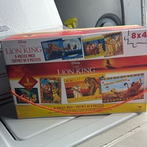 Disney The Lion King 5-Puzzle Set unopened packs